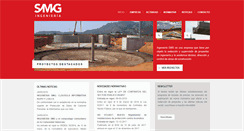 Desktop Screenshot of ingenieriasmg.com
